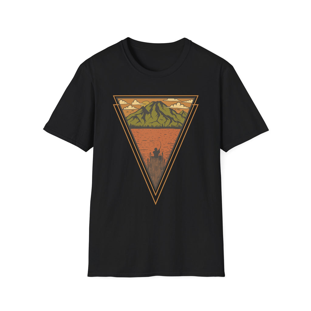 Mountain Lake Vintage Triangle T‑Shirt