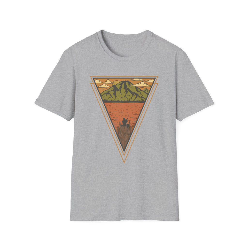 Mountain Lake Vintage Triangle T‑Shirt
