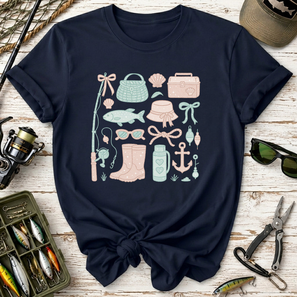 Fishing Accessories Graphic T-Shirt