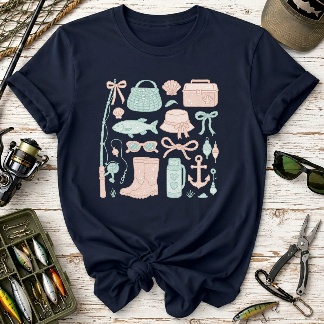 Fishing Accessories Graphic T-Shirt