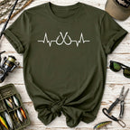 Fishing Heartbeat T-Shirt