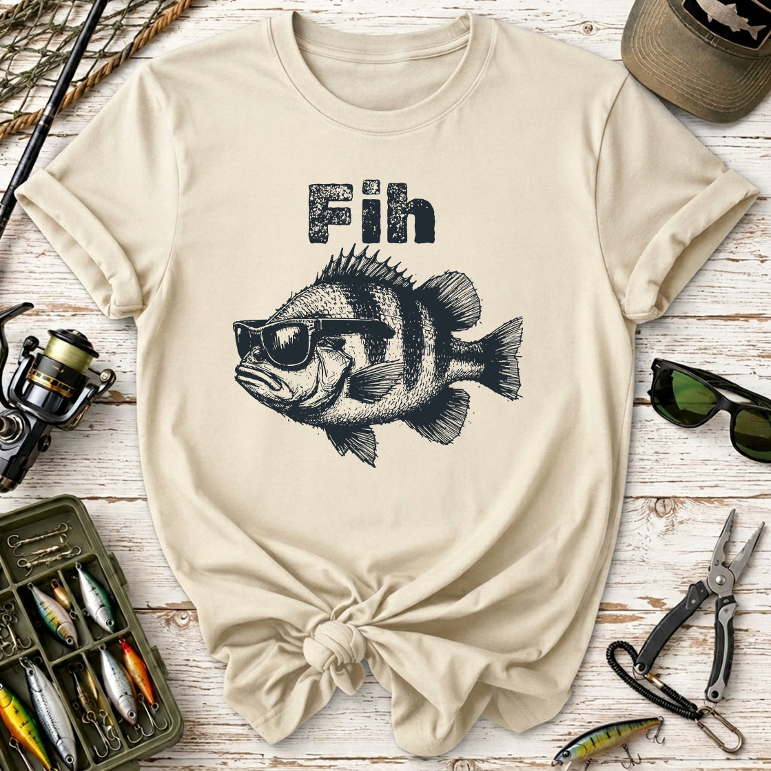 Retro ‘Fih’ Sunglasses Fish T-Shirt