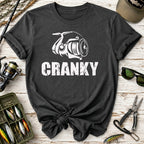 Cranky Fishing Reel T-Shirt
