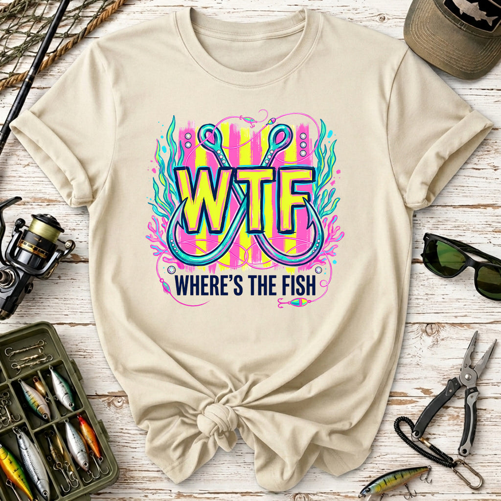 WTF (Where's The Fish)  T-Shirt
