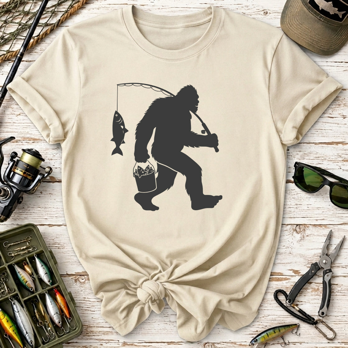 Bigfoot Fishing T-Shirt
