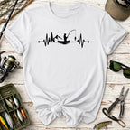 Fishing Heartbeat T-Shirt
