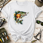 Bass Fish Sunset T-Shirt