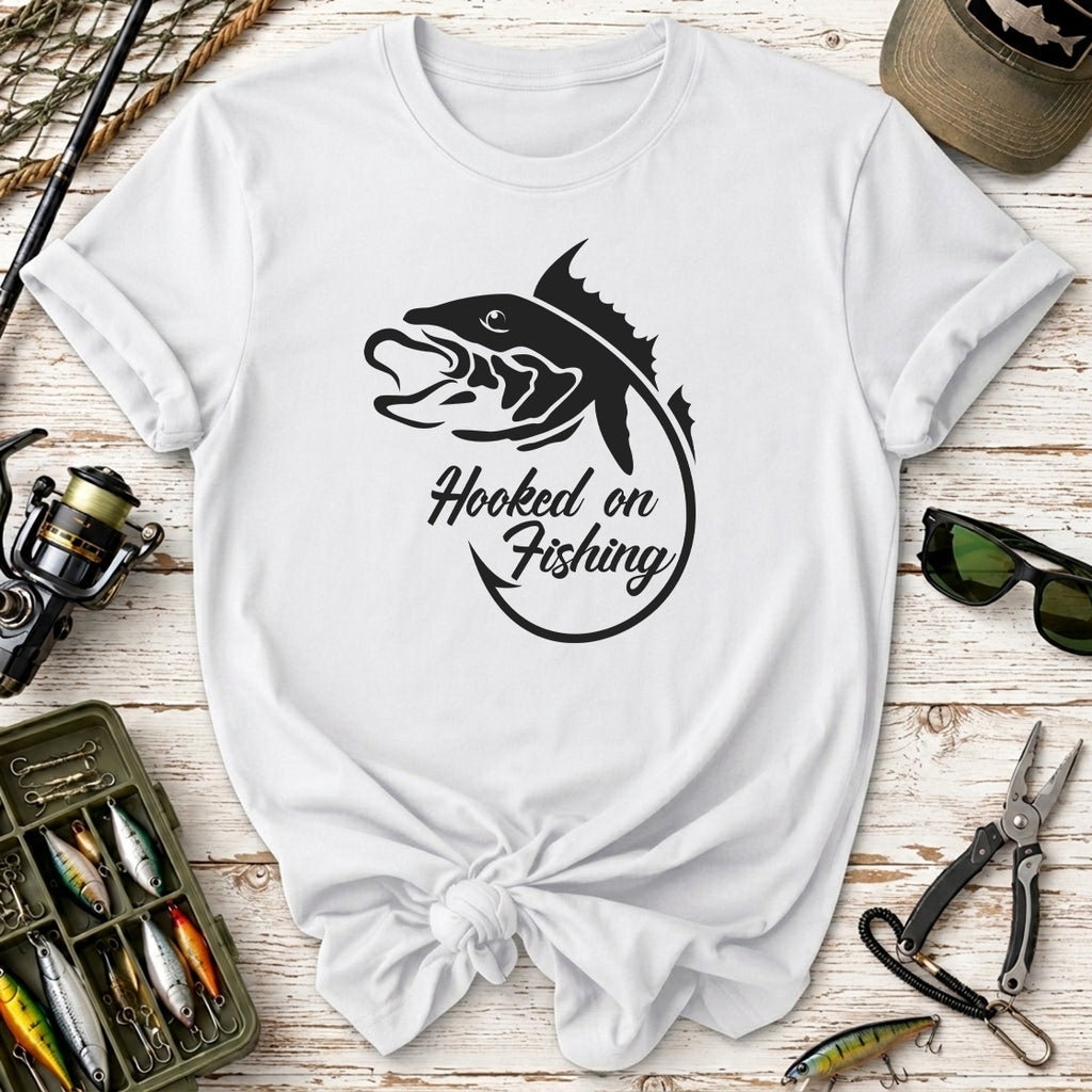 Hooked on Fishing  T-Shirt