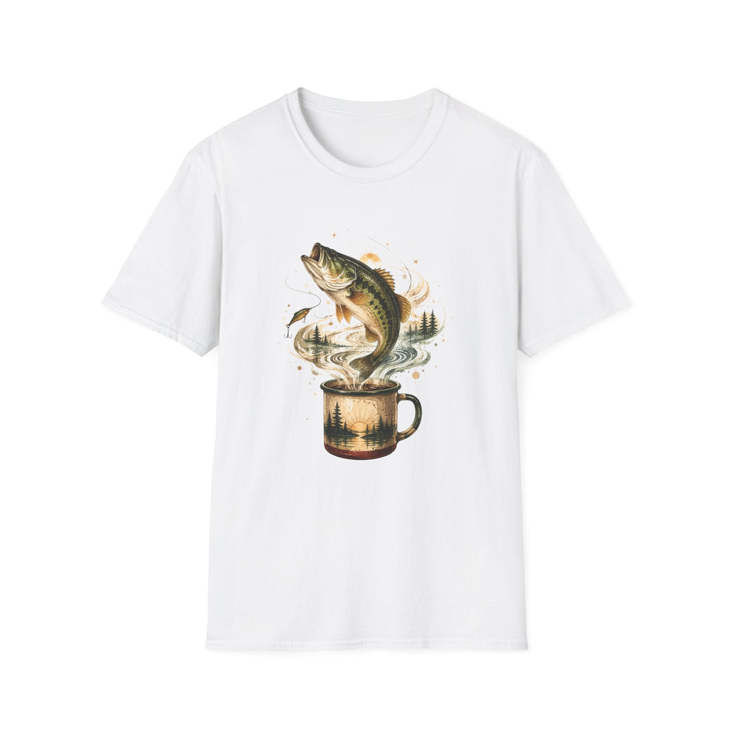 Bass Fishing Graphic Fish Mug T-shirt