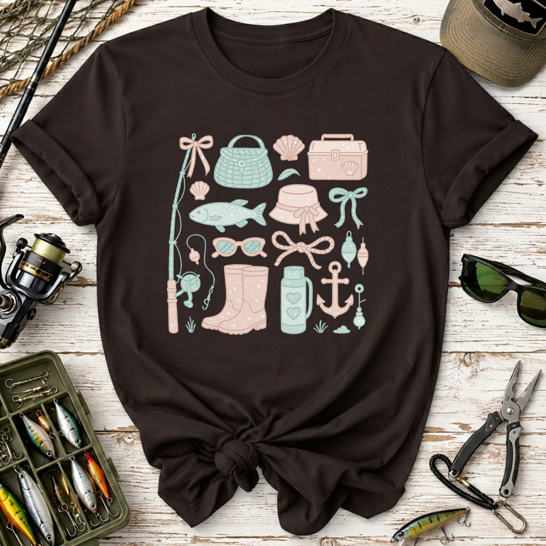 Fishing Accessories Graphic T-Shirt