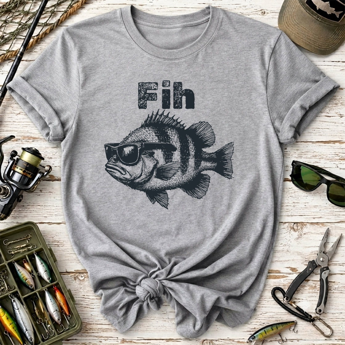 Retro ‘Fih’ Sunglasses Fish T-Shirt