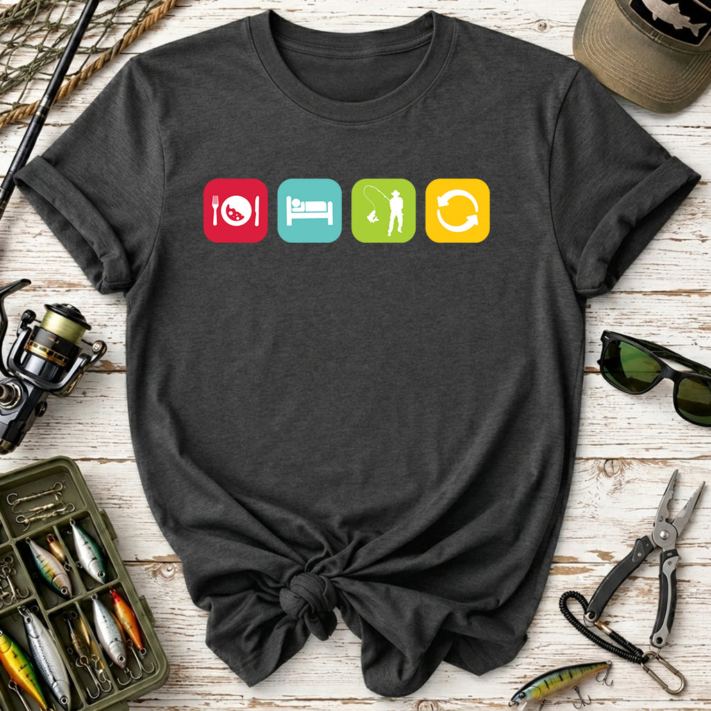 Eat Sleep Golf Repeat T-Shirt
