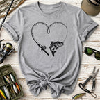 Fishing Heart T-Shirt