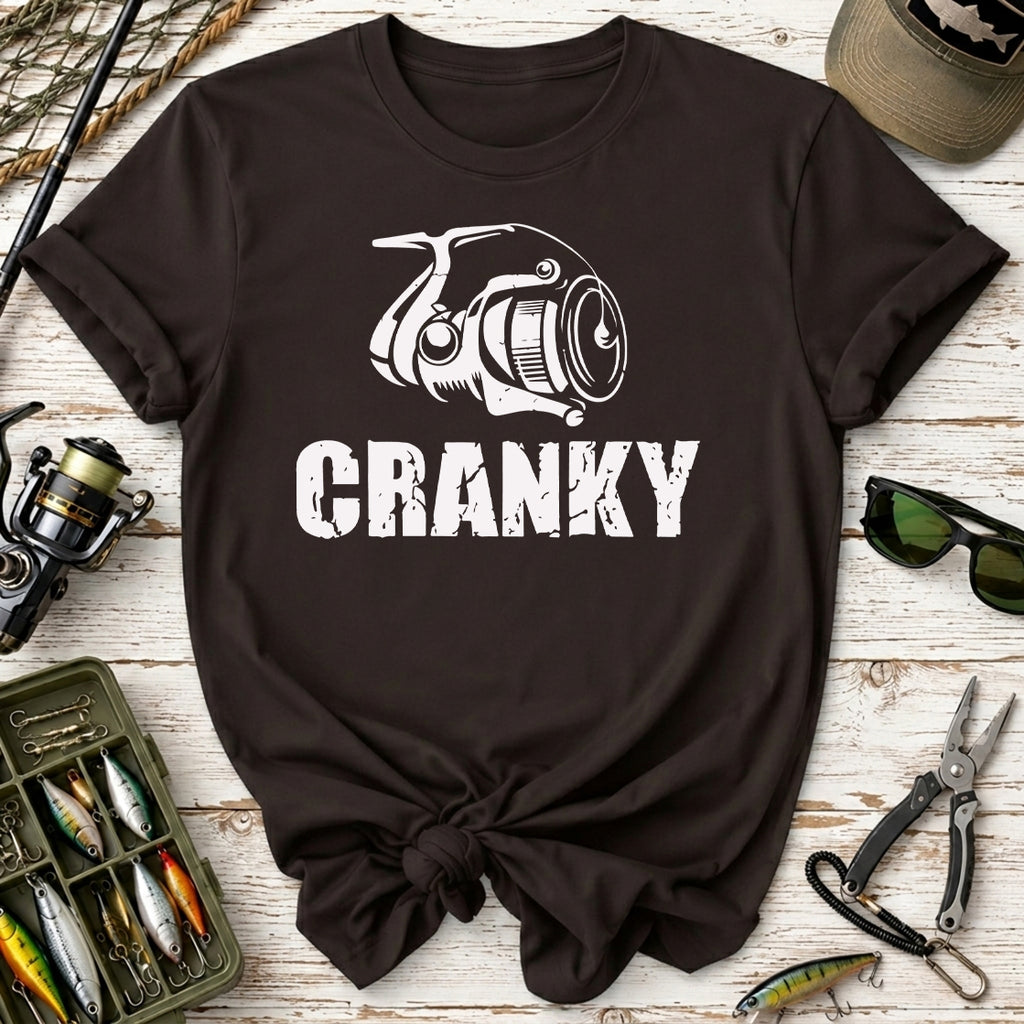 Cranky Fishing Reel T-Shirt
