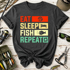 Eat Sleep Fish Repeat T-Shirt