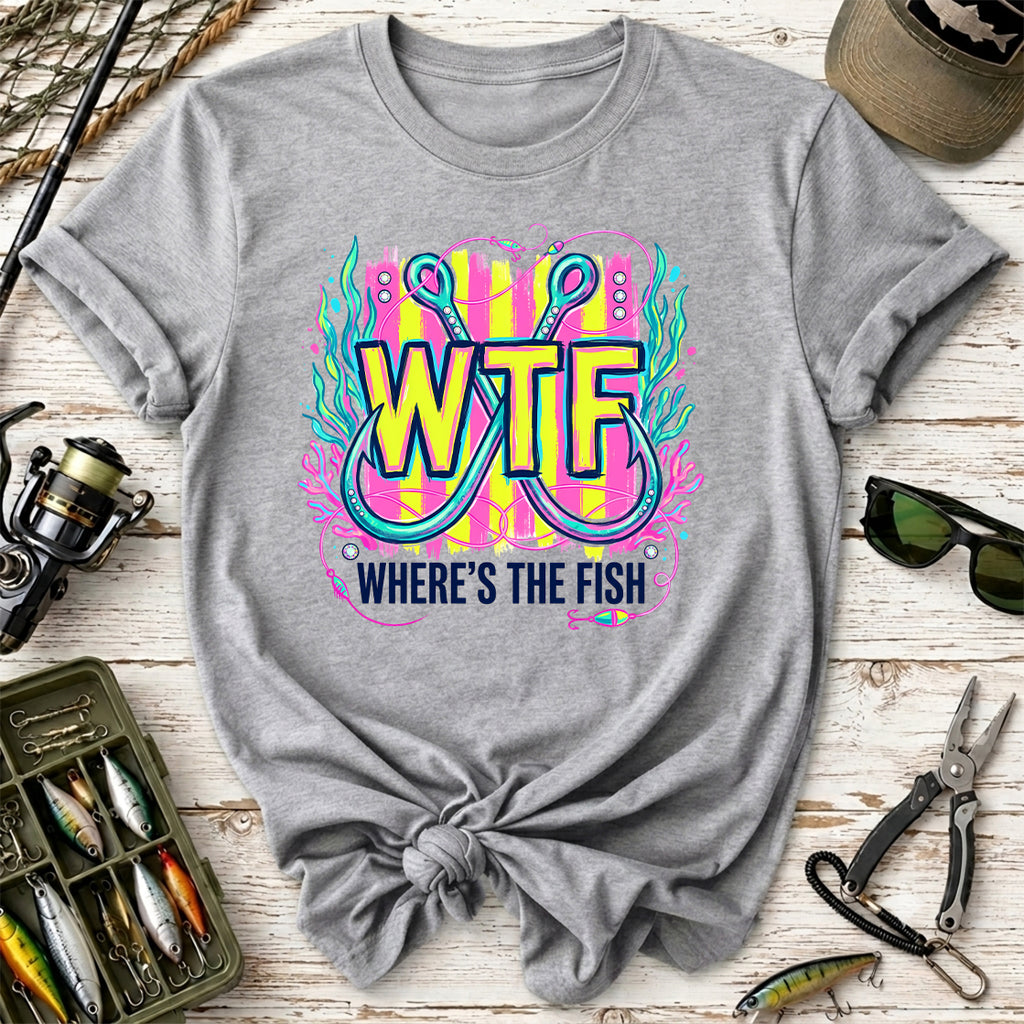WTF (Where's The Fish)  T-Shirt