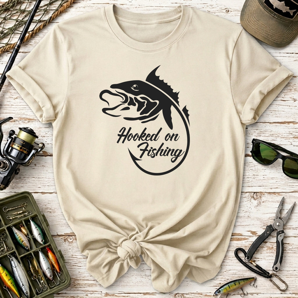 Hooked on Fishing  T-Shirt