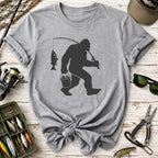 Bigfoot Fishing T-Shirt