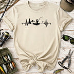 Fishing Heartbeat T-Shirt