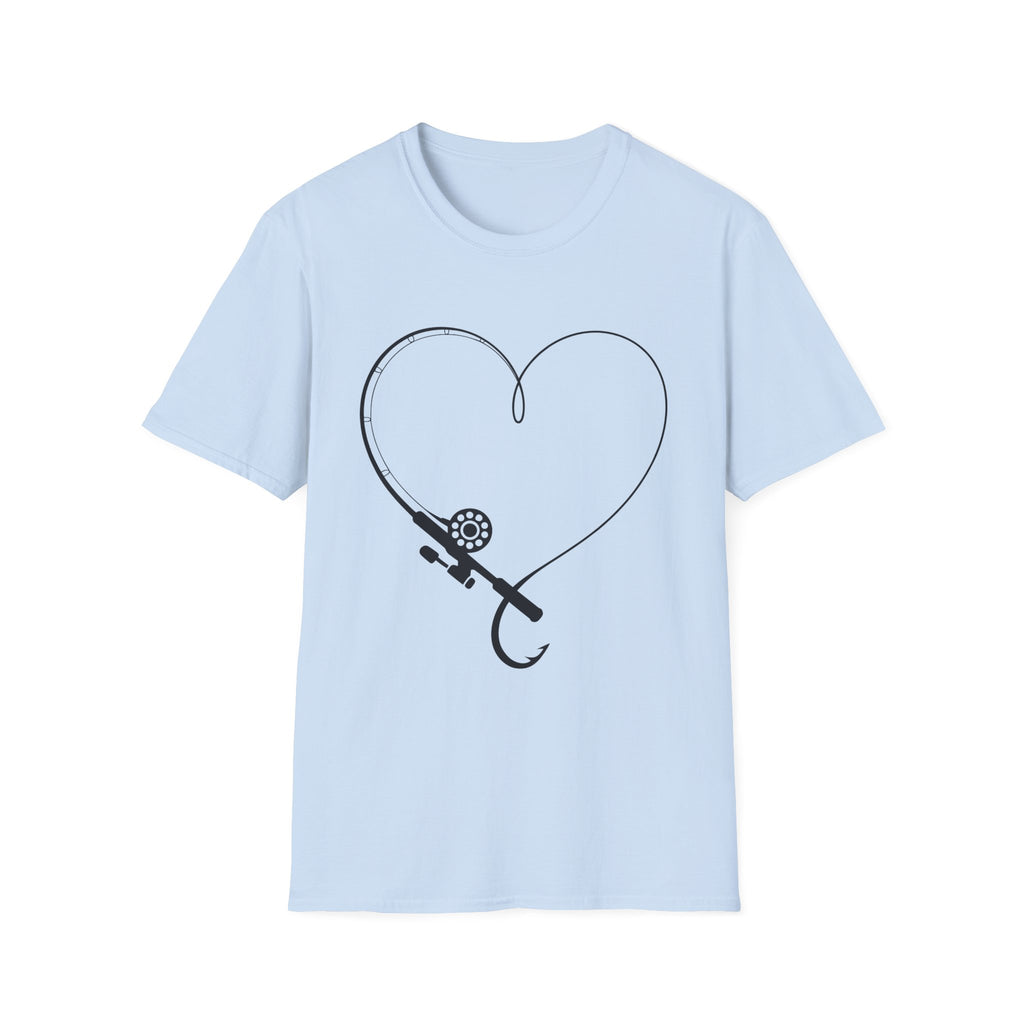 Fishing Hook Heart T-Shirt