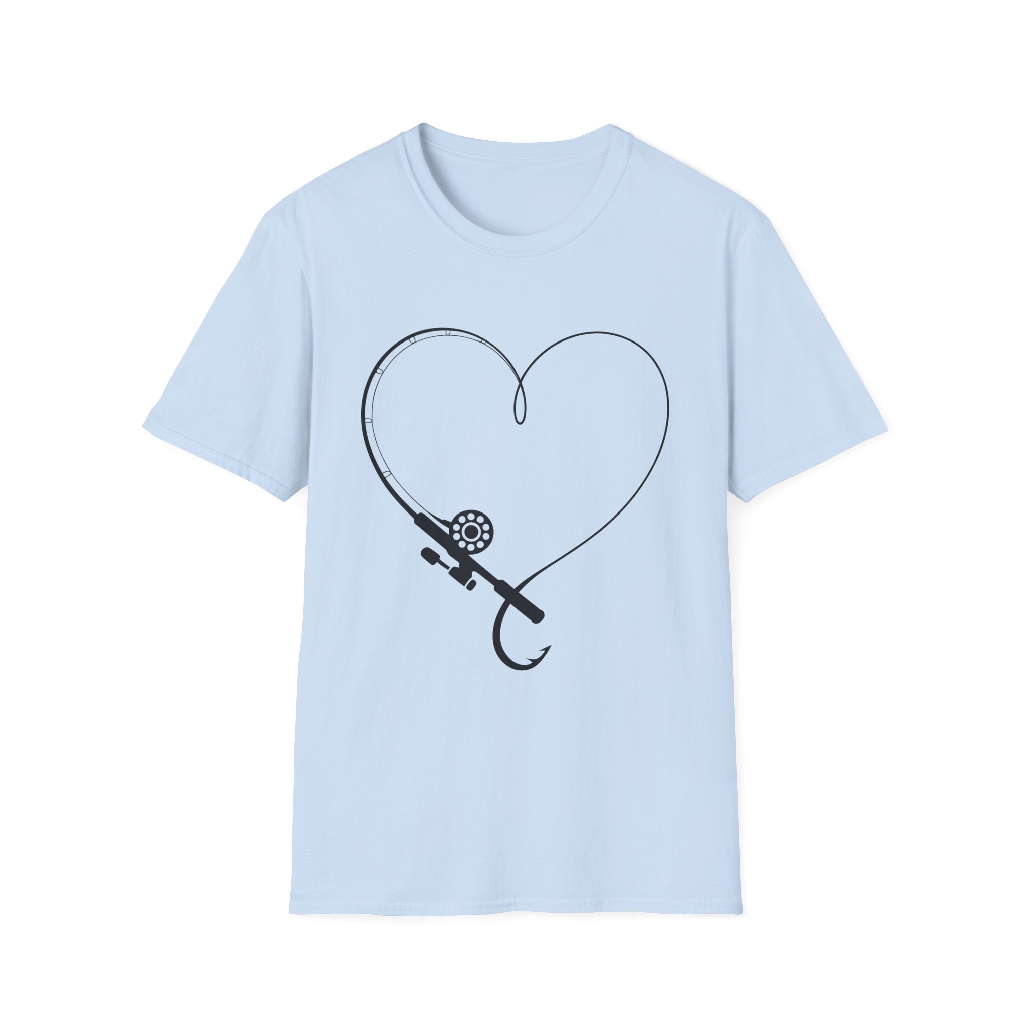 Fishing Hook Heart T-Shirt