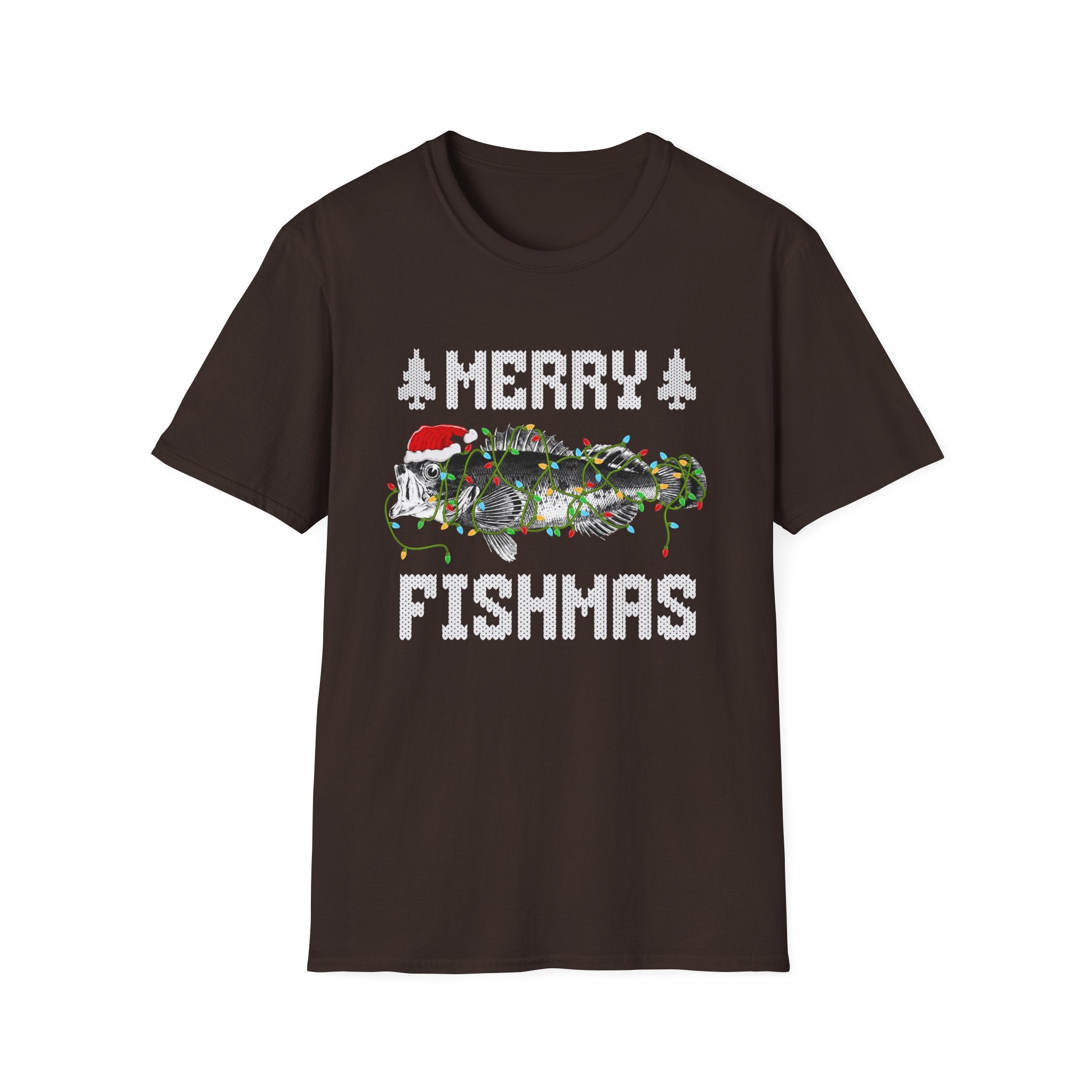 Festive Fishing Holiday Merry Fishmas T-Shirt