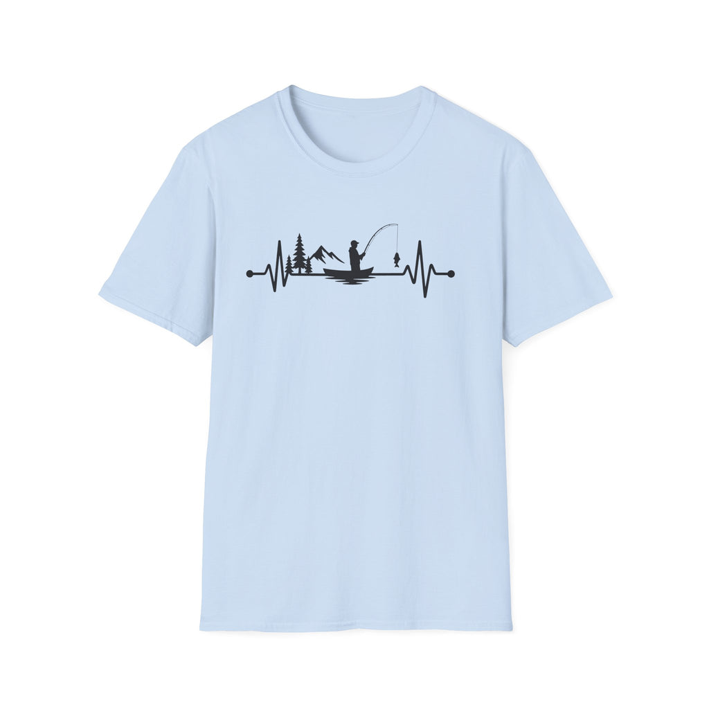 Fishing Heartbeat T-Shirt