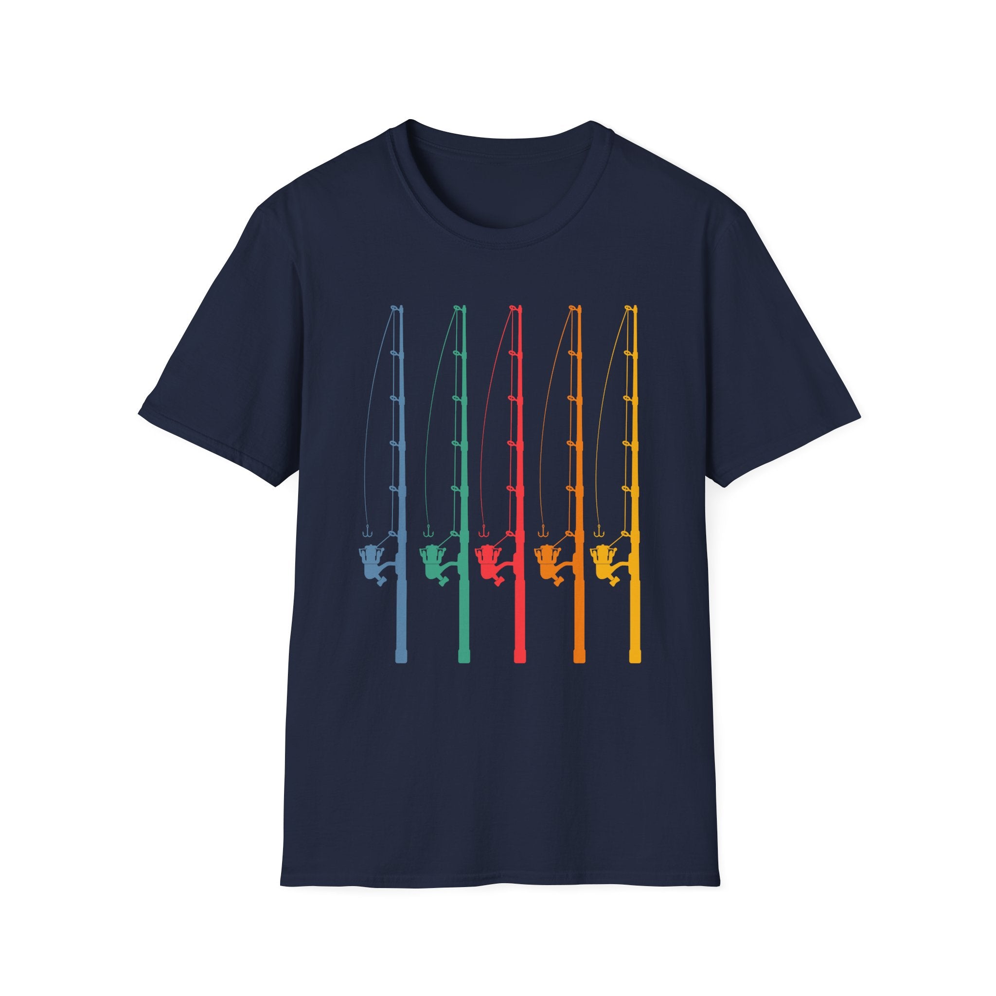Retro Fishing Rods T‑Shirt