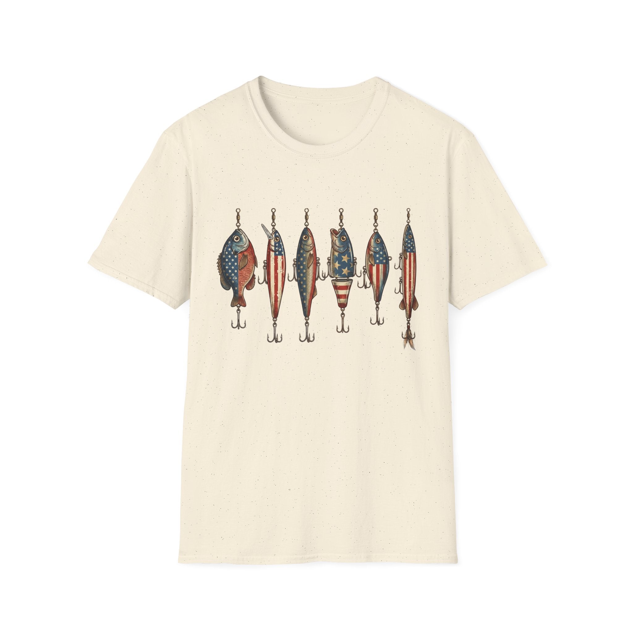 Patriotic Fishing Lures T-Shirt