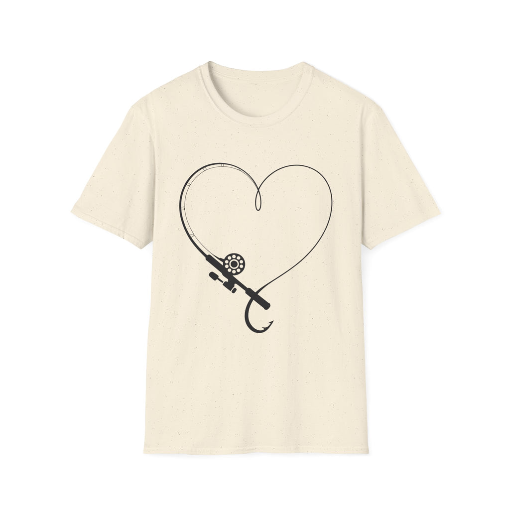 Fishing Hook Heart T-Shirt