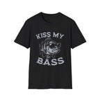 Kiss My Bass Funny Fishing  T-Shirt