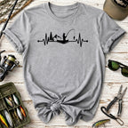 Fishing Heartbeat T-Shirt