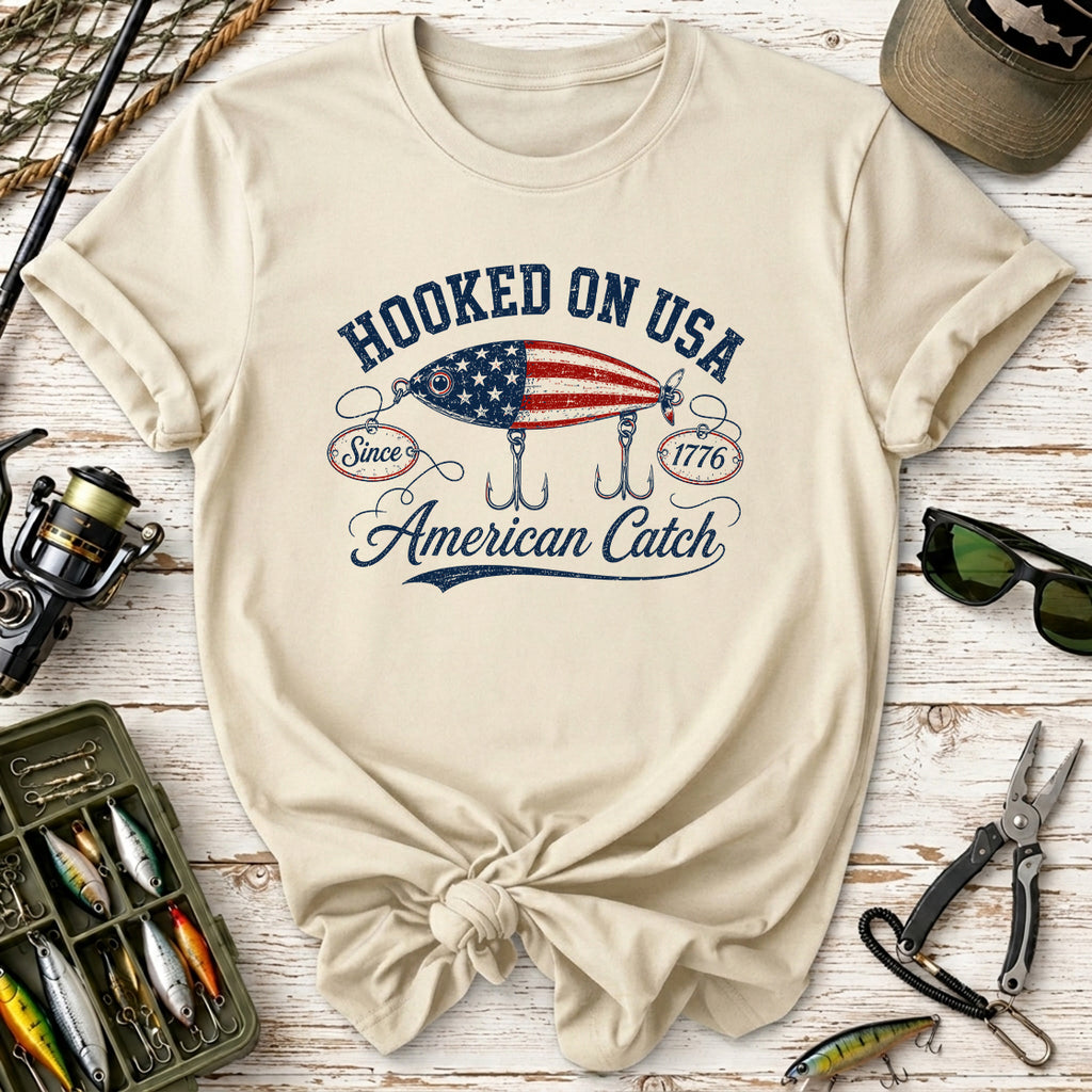 Hooked on USA Fishing T-Shirt