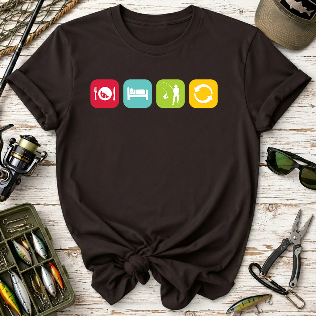 Eat Sleep Golf Repeat T-Shirt
