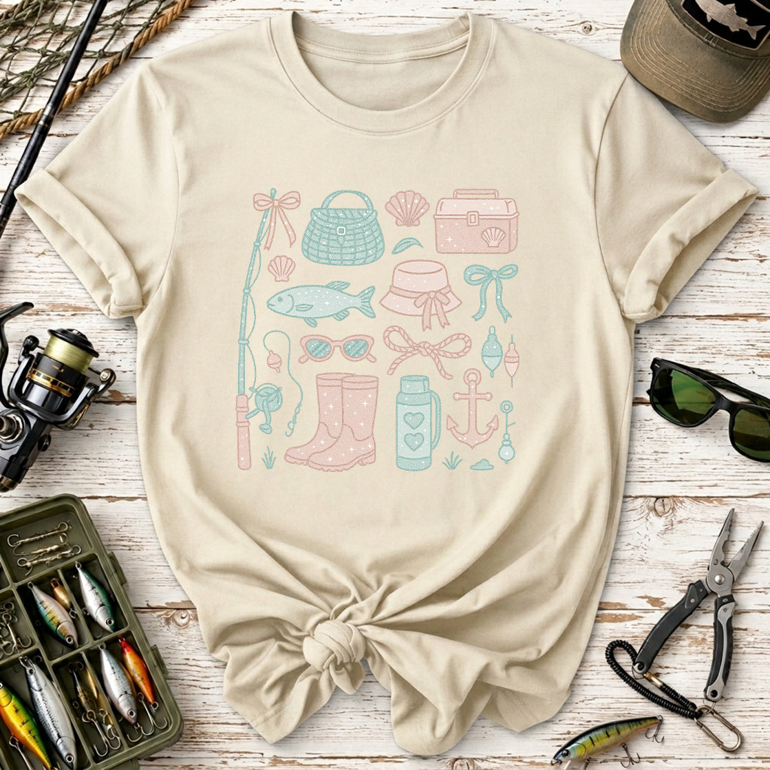 Fishing Accessories Graphic T-Shirt