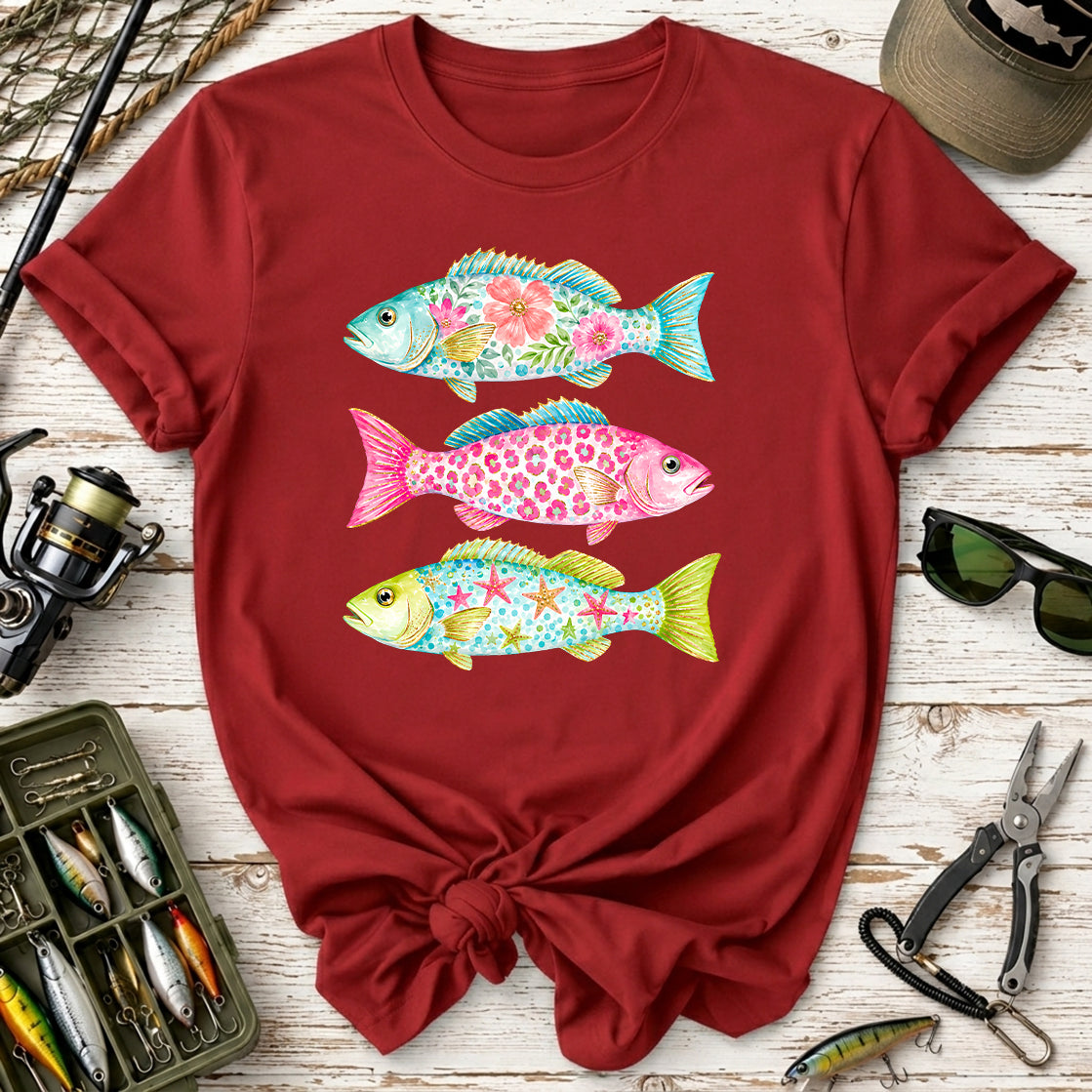 Floral Fish T-Shirt