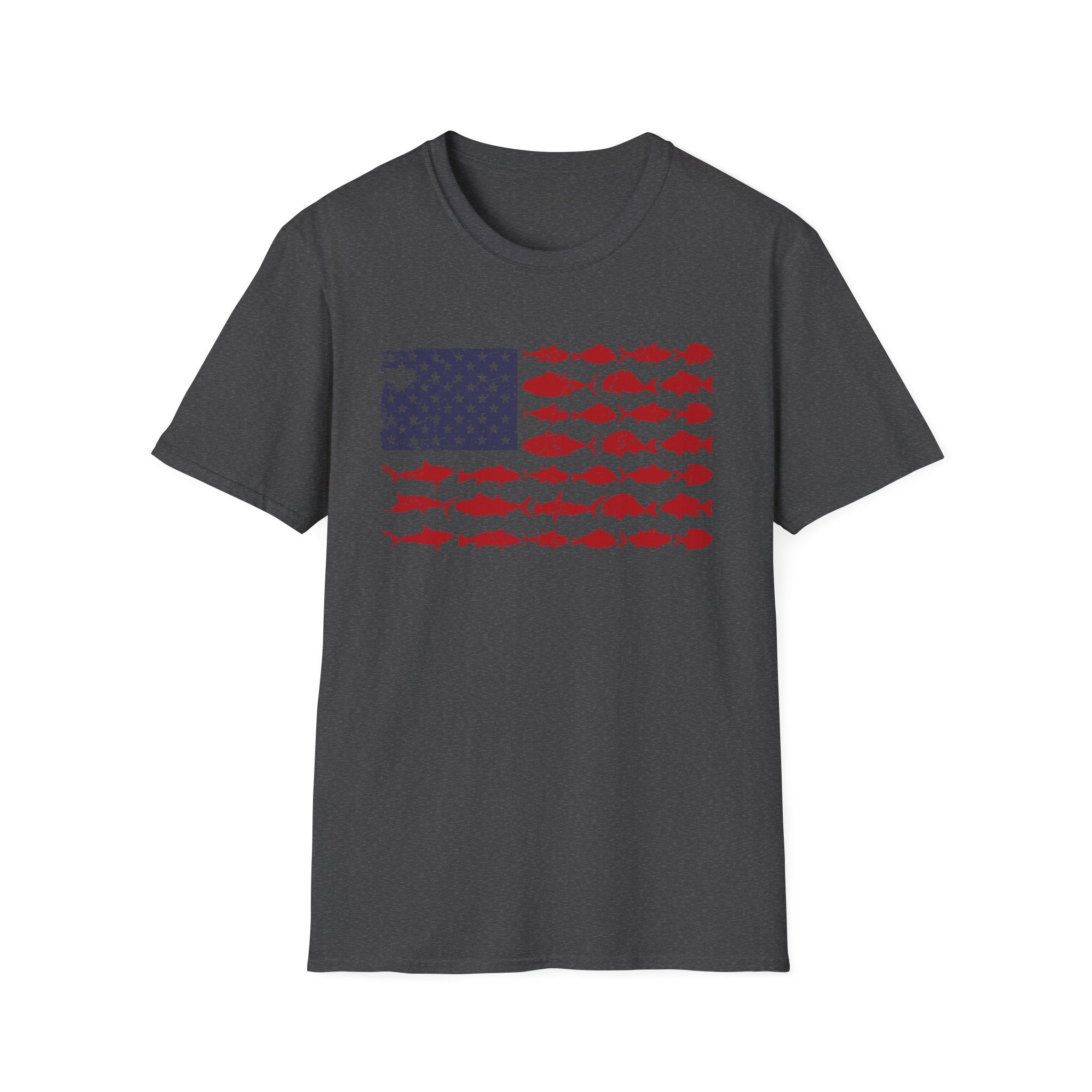 American Flag Fishing T-Shirt