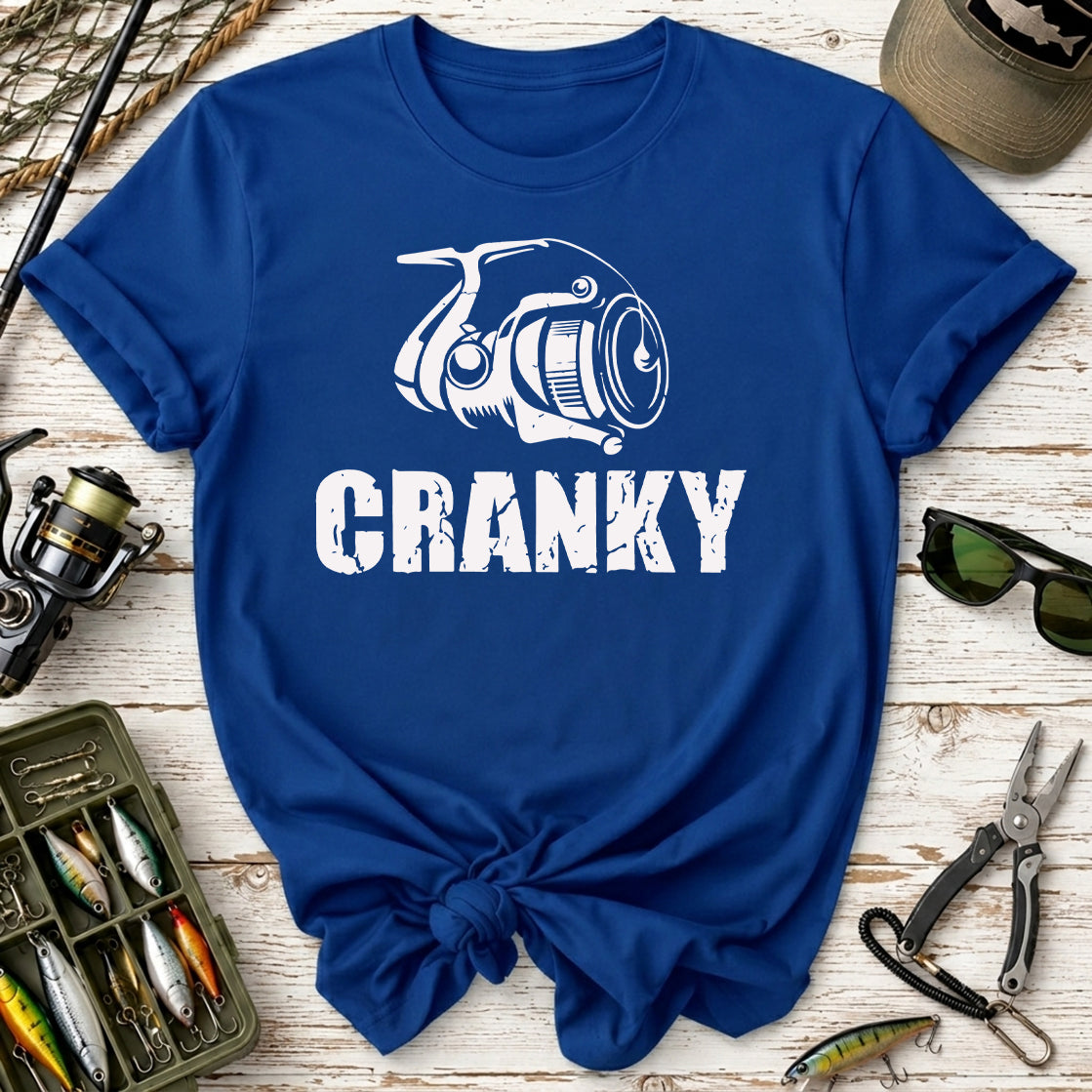 Cranky Fishing Reel T-Shirt
