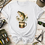Bass Fishing Graphic Fish Mug T-shirt