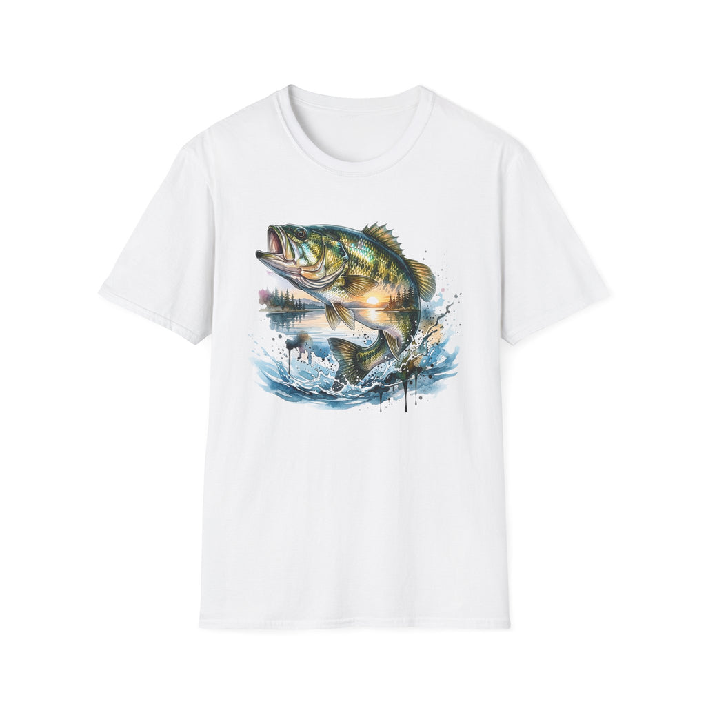 Bass Fishing Sunset T-Shirt