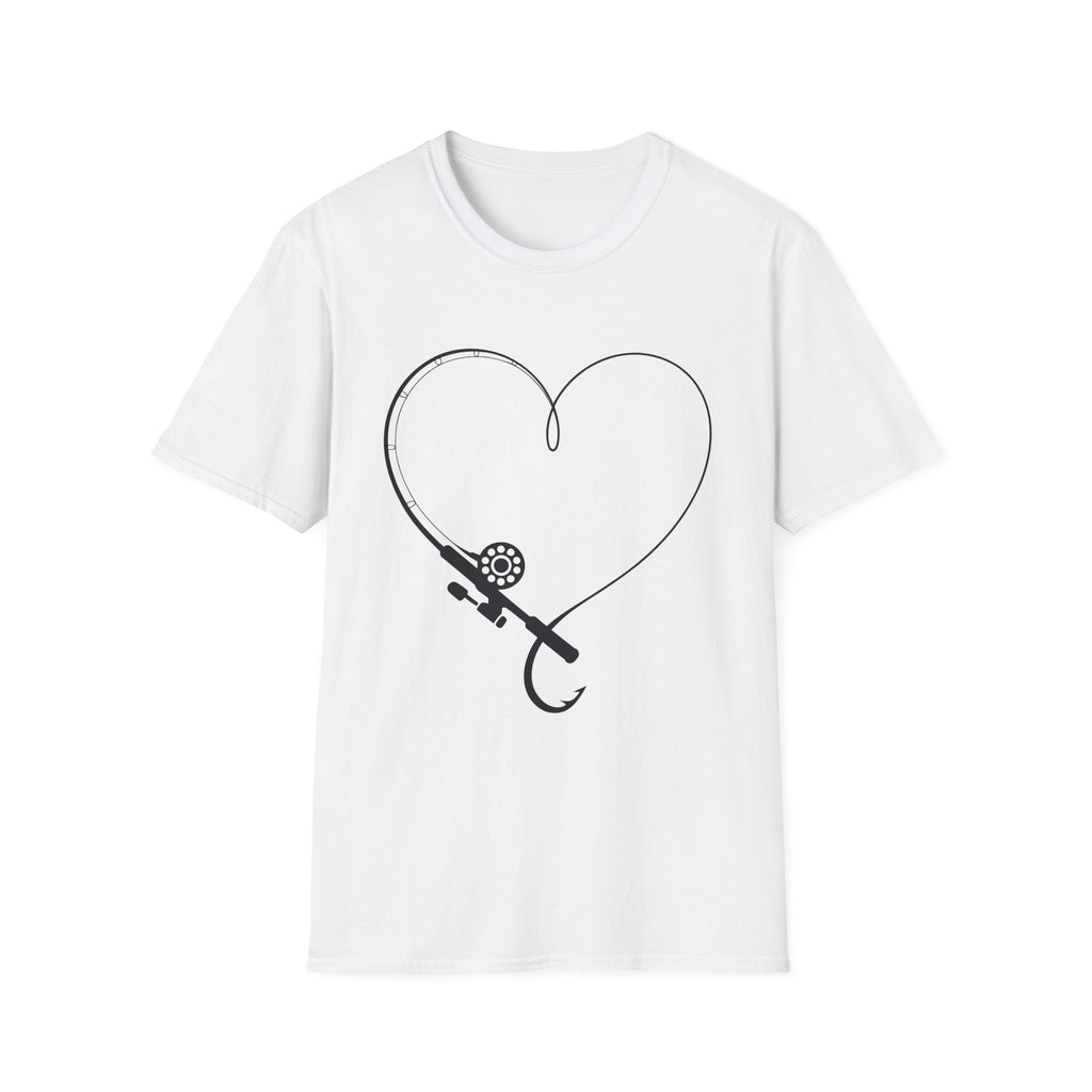 Fishing Hook Heart T-Shirt