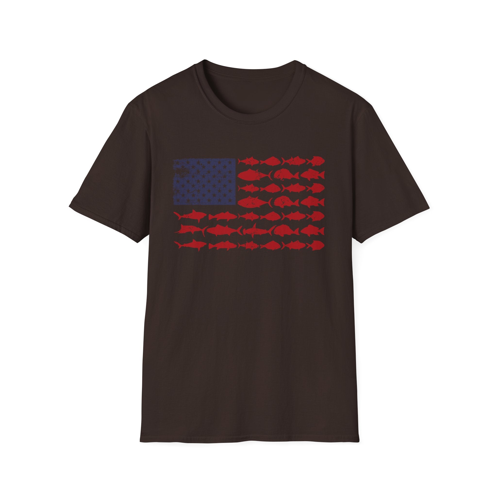 American Flag Fishing T-Shirt