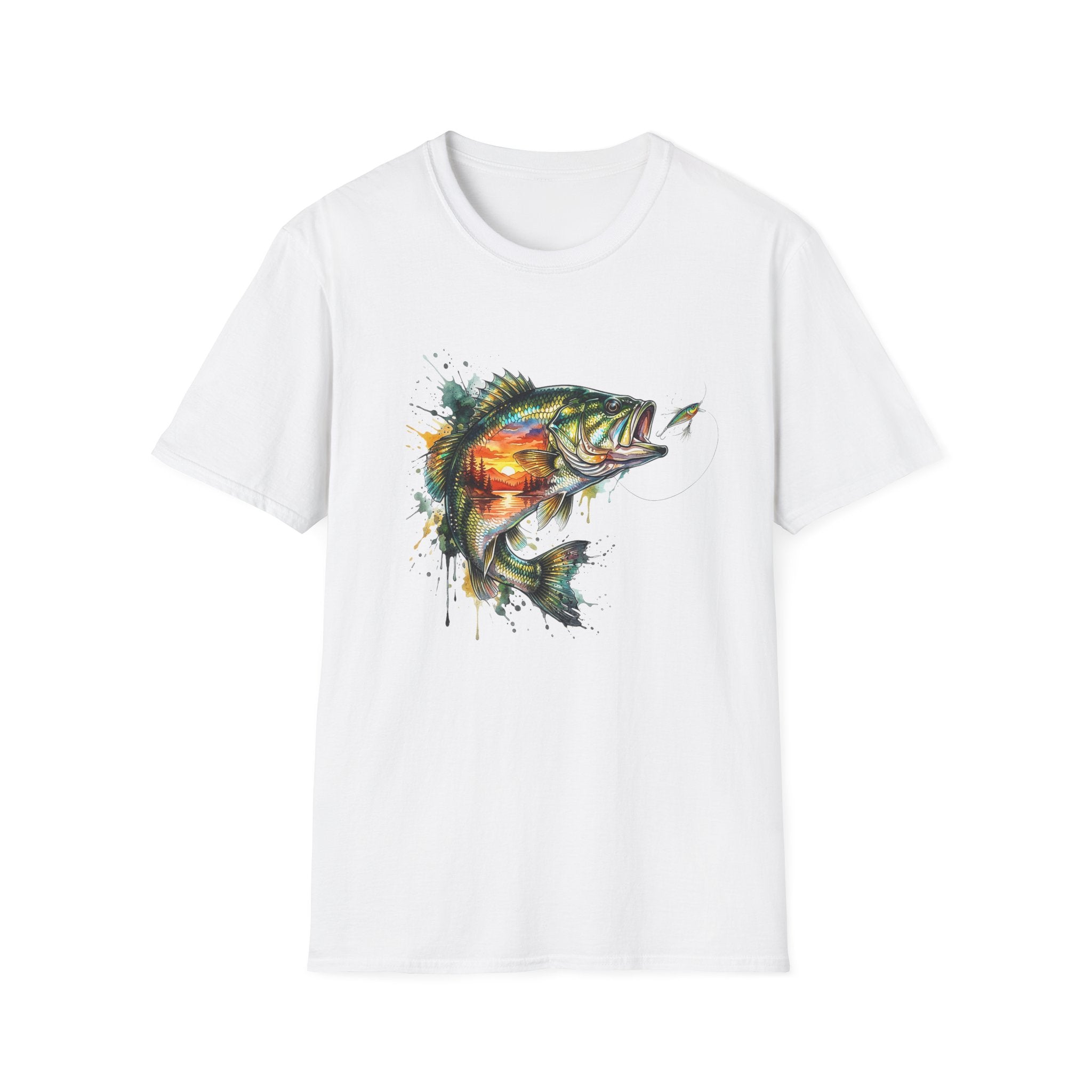 Bass Fish Sunset T-Shirt
