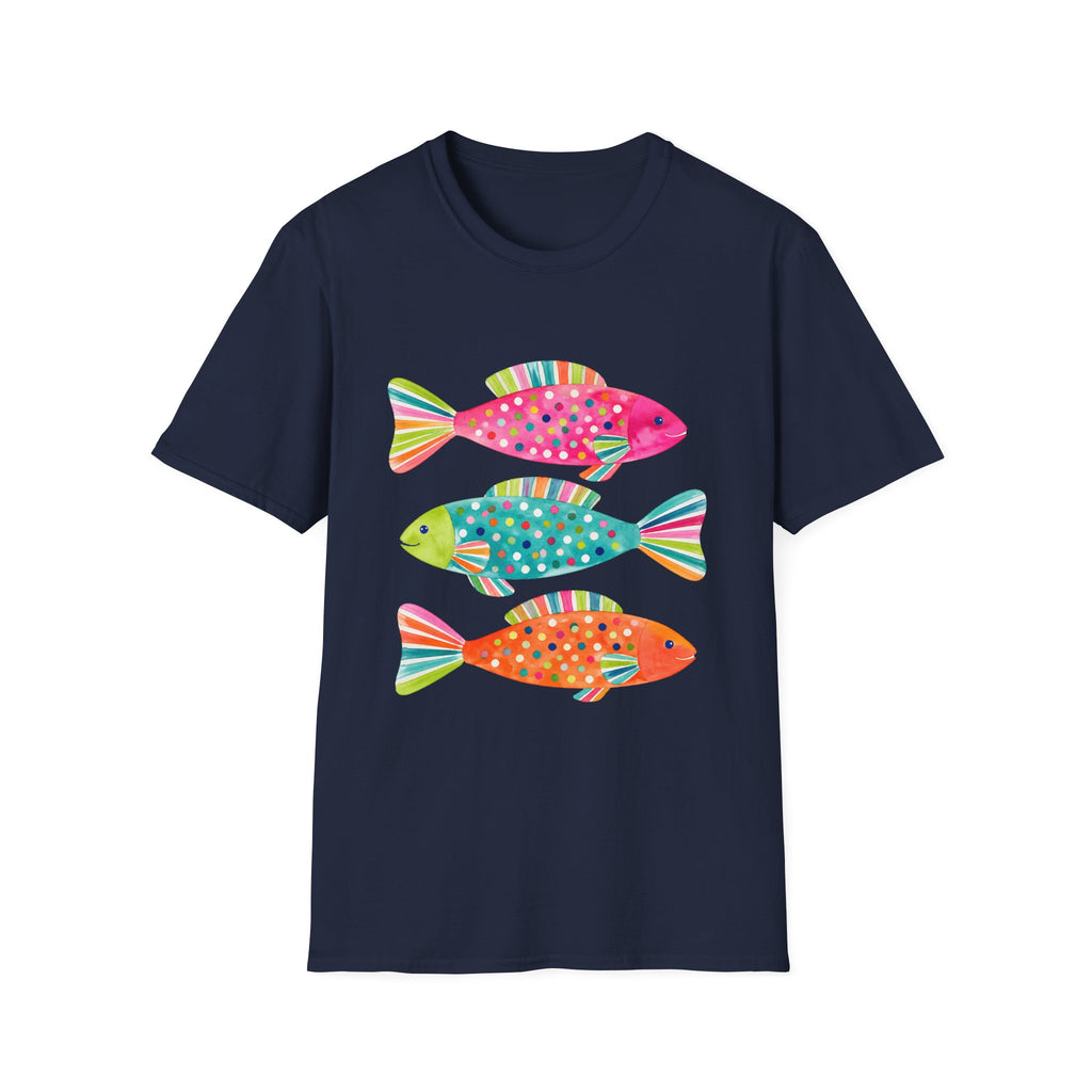 Colorful Polka Dot Fish T-Shirt