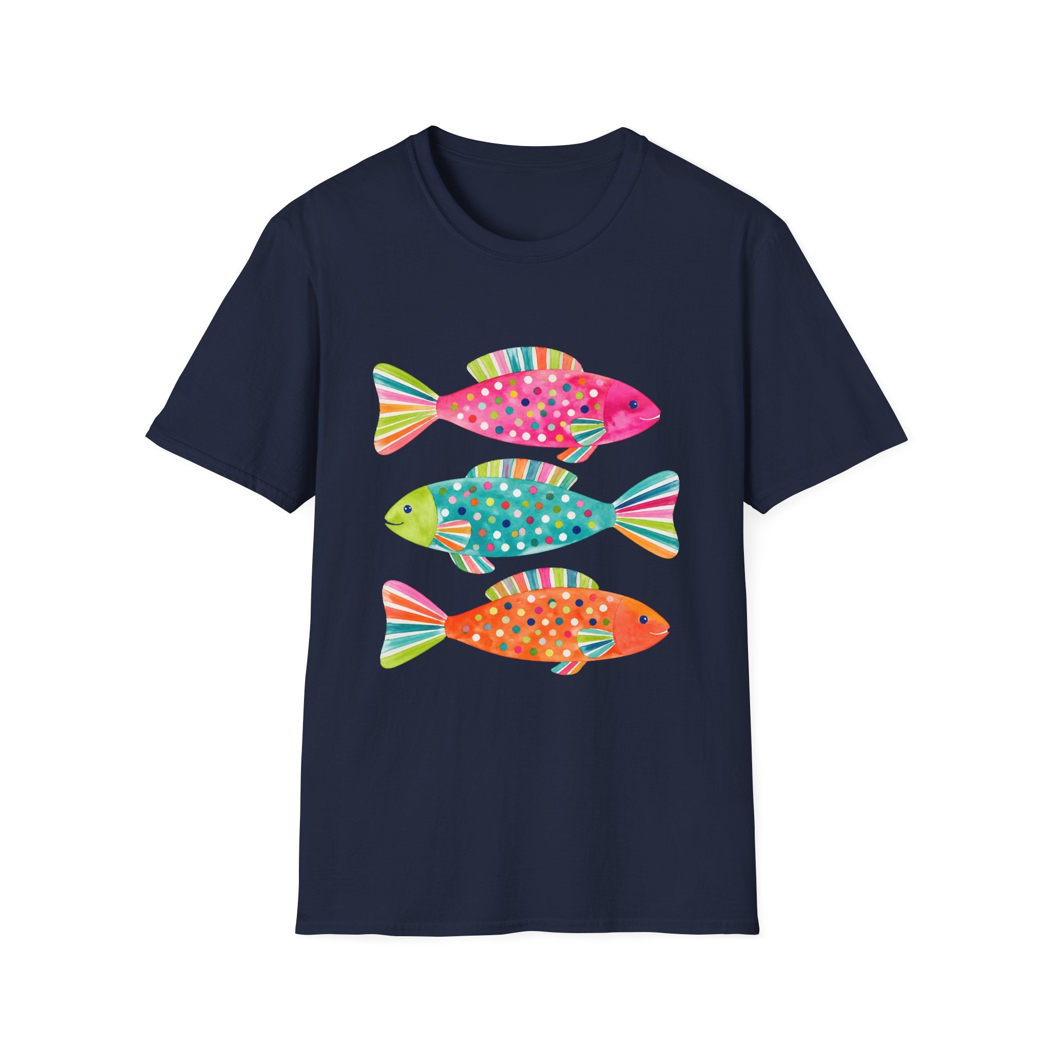 Colorful Polka Dot Fish T-Shirt
