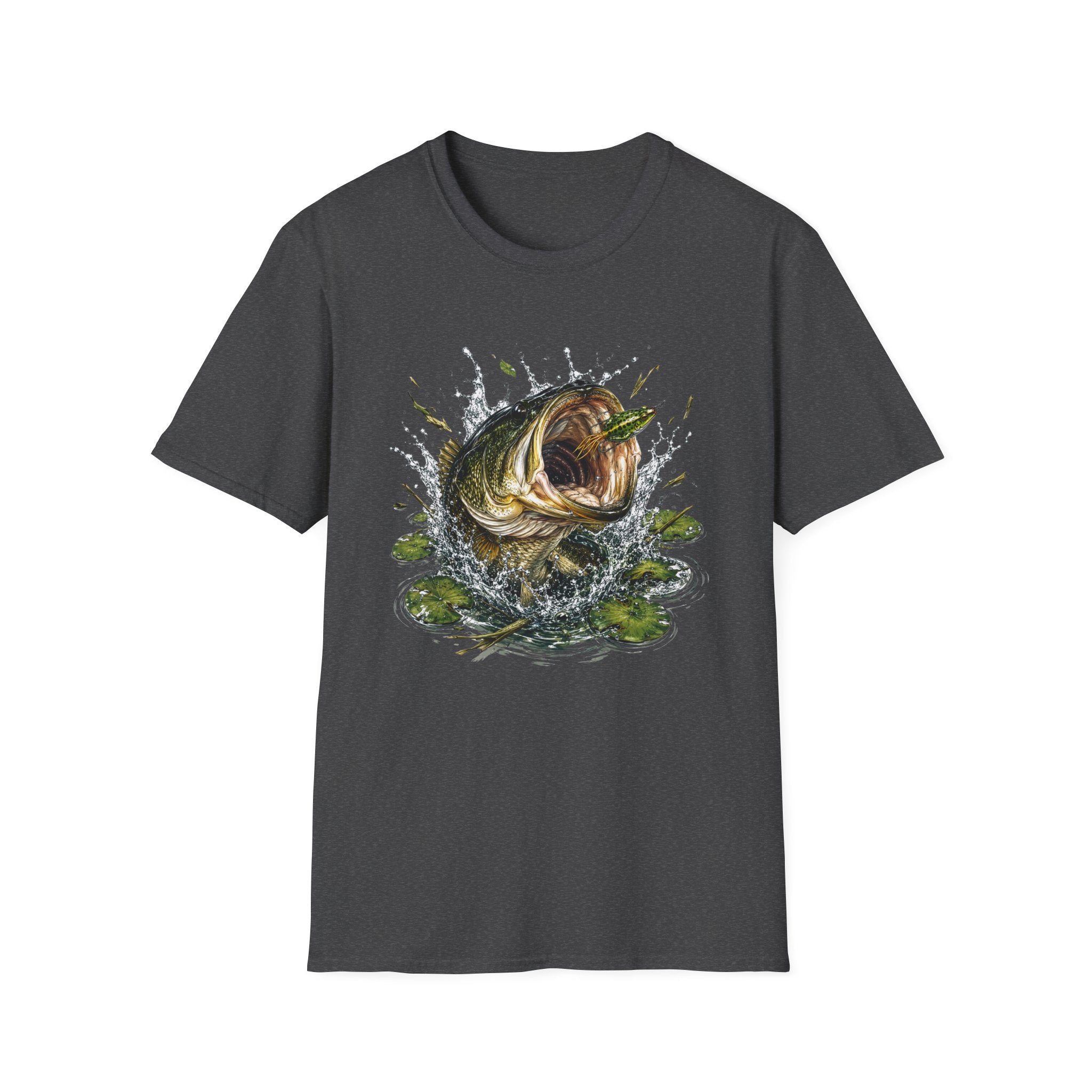 Big Mouth Largemouth Bass Fishing T‑Shirt