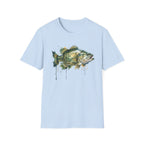 Bass Watercolor Fish T-Shirt