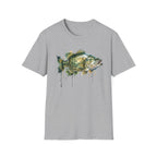 Bass Watercolor Fish T-Shirt