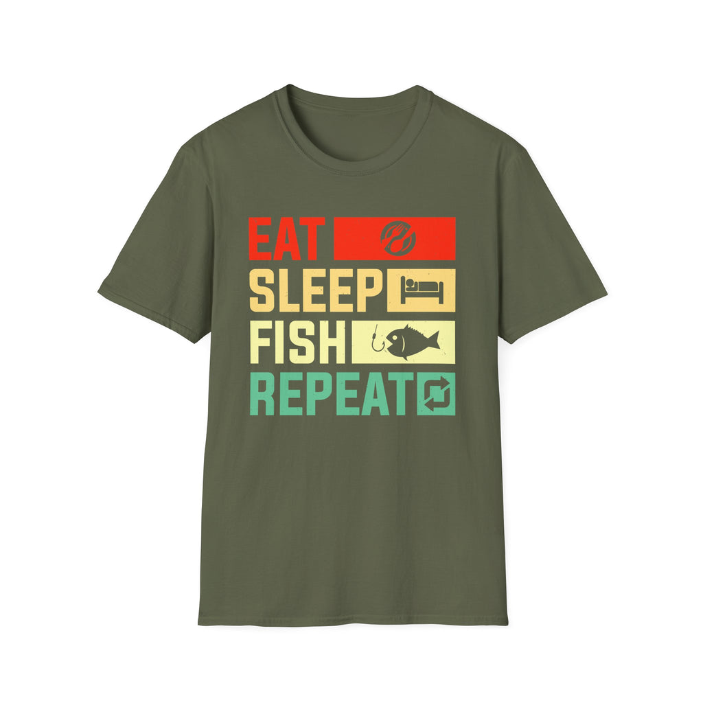 Eat Sleep Fish Repeat T-Shirt