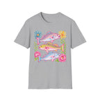 Colorful Trout & Flowers T-Shirt